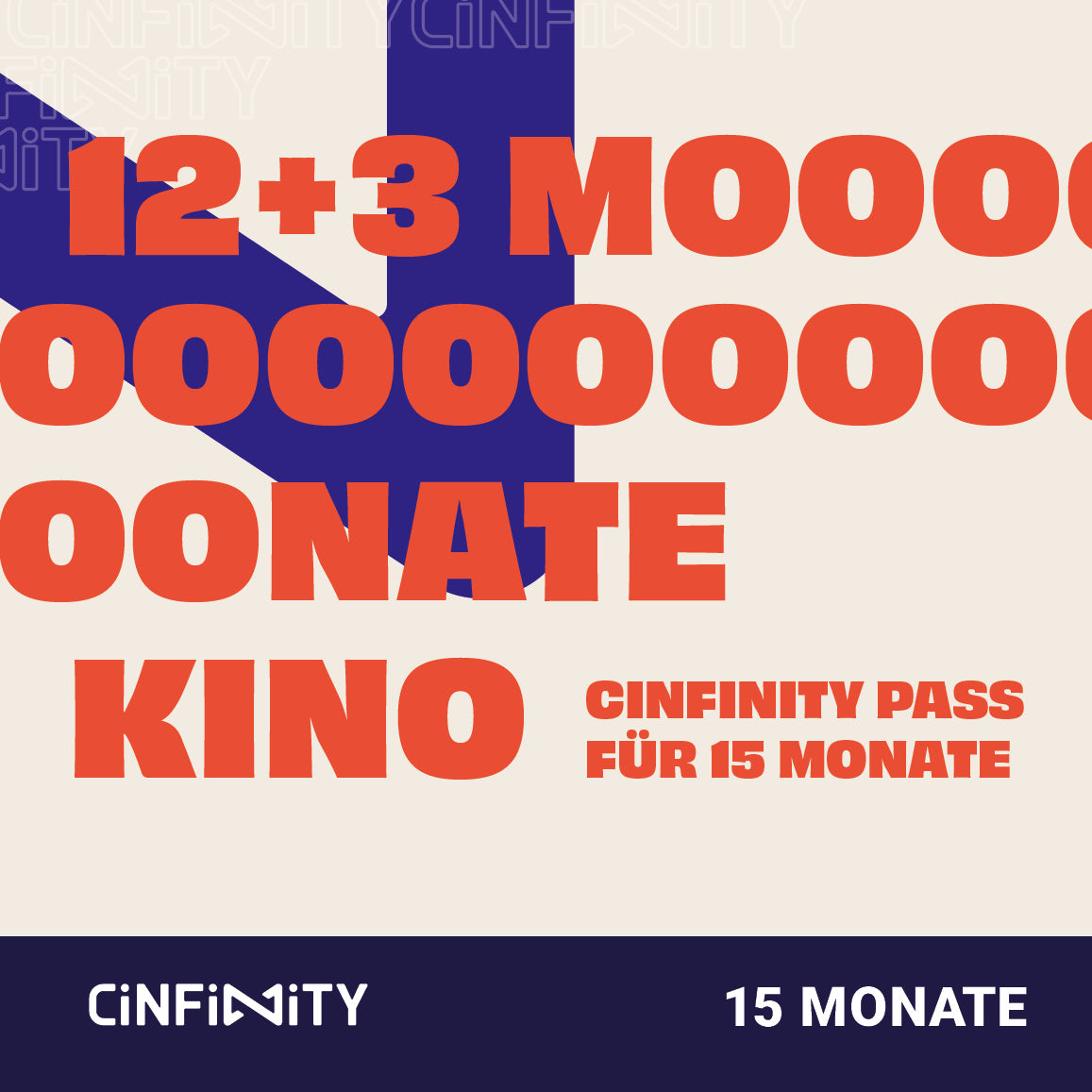 CINFINITY 12+3-Monats PASS (Digital) für bft Willer Kunden